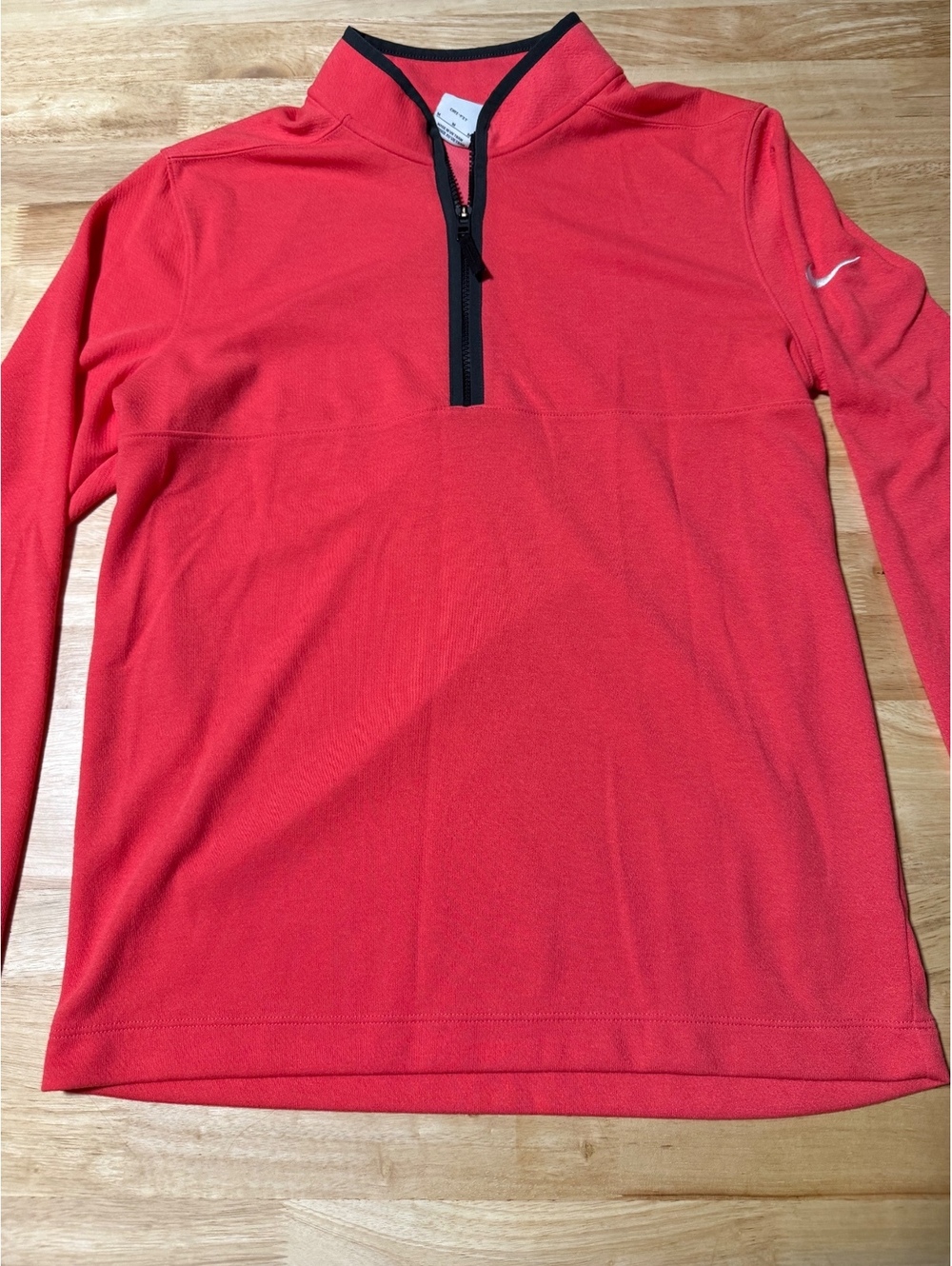Nike Dri-FIT Women’s Medium Coral Pink Quarter Zip Pullover